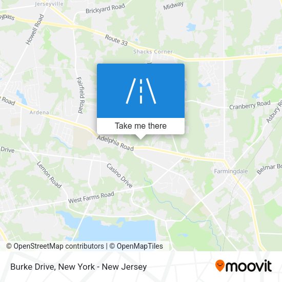 Mapa de Burke Drive