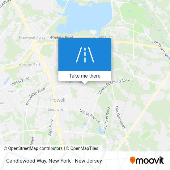 Candlewood Way map