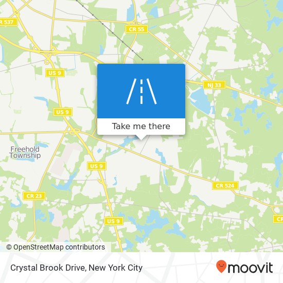 Mapa de Crystal Brook Drive