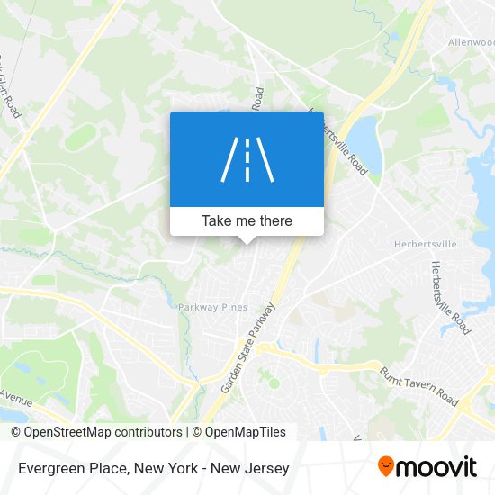 Evergreen Place map