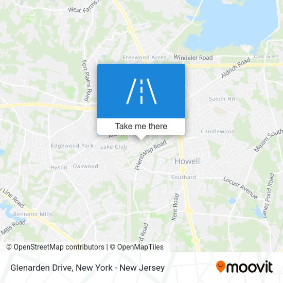 Mapa de Glenarden Drive