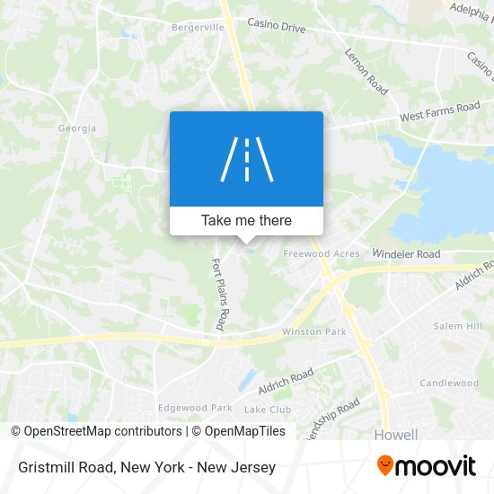 Mapa de Gristmill Road