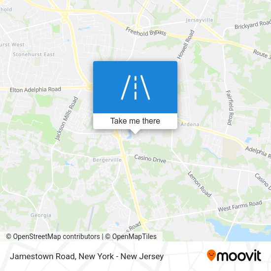 Mapa de Jamestown Road