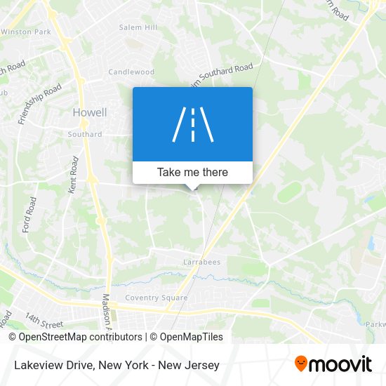 Mapa de Lakeview Drive