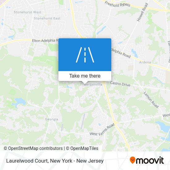 Mapa de Laurelwood Court