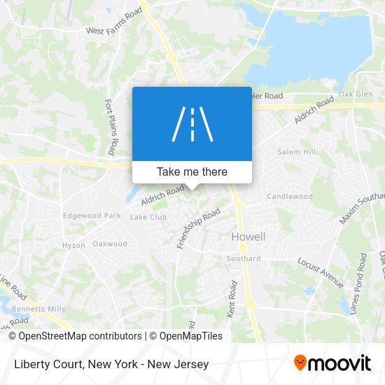 Mapa de Liberty Court
