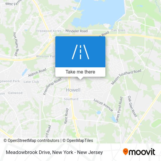Mapa de Meadowbrook Drive