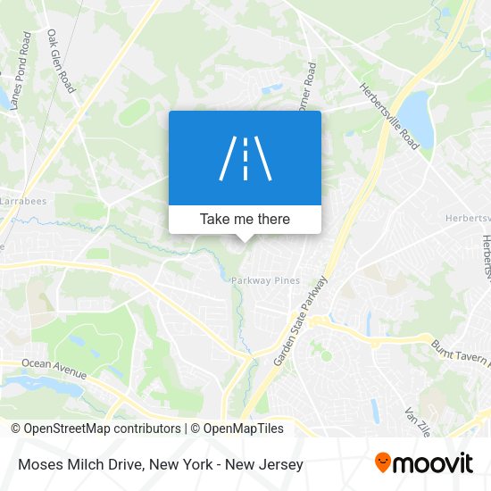 Moses Milch Drive map