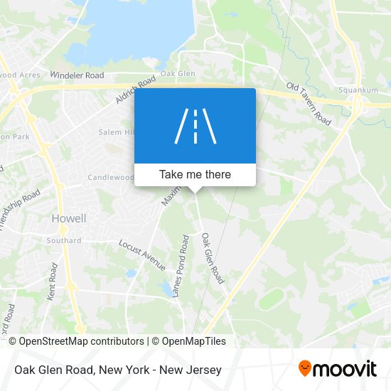 Mapa de Oak Glen Road