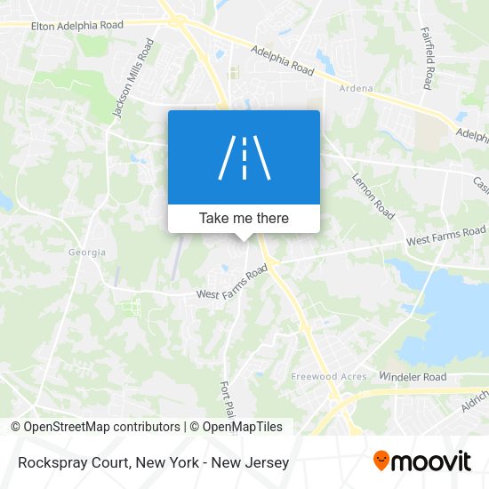 Mapa de Rockspray Court