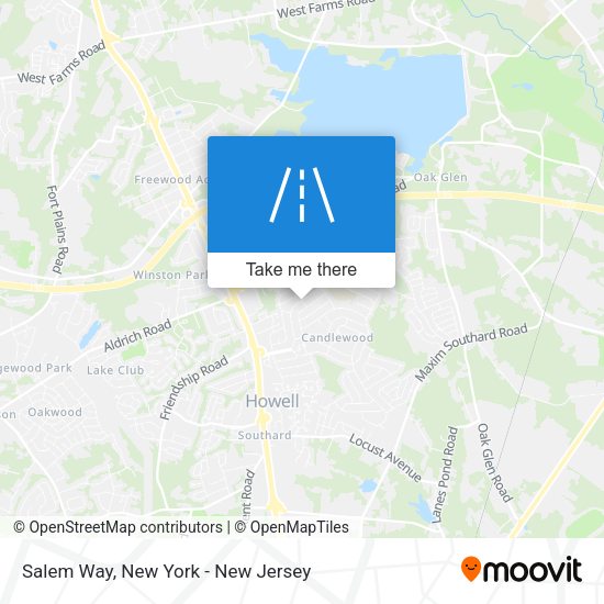 Salem Way map