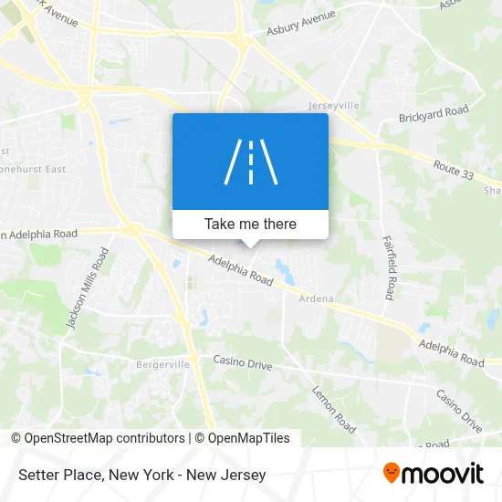 Setter Place map