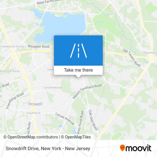 Mapa de Snowdrift Drive