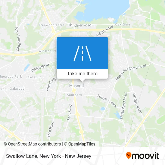 Swallow Lane map