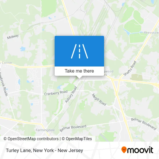 Turley Lane map