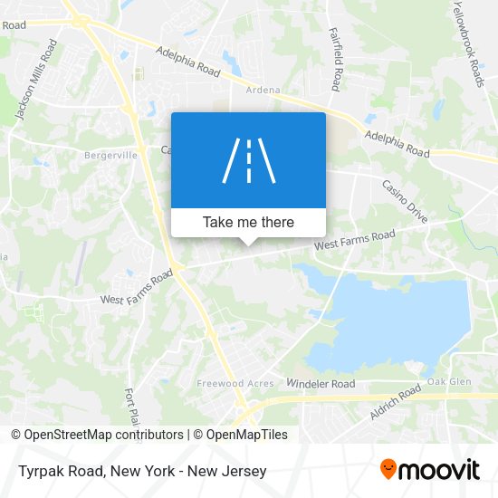 Mapa de Tyrpak Road