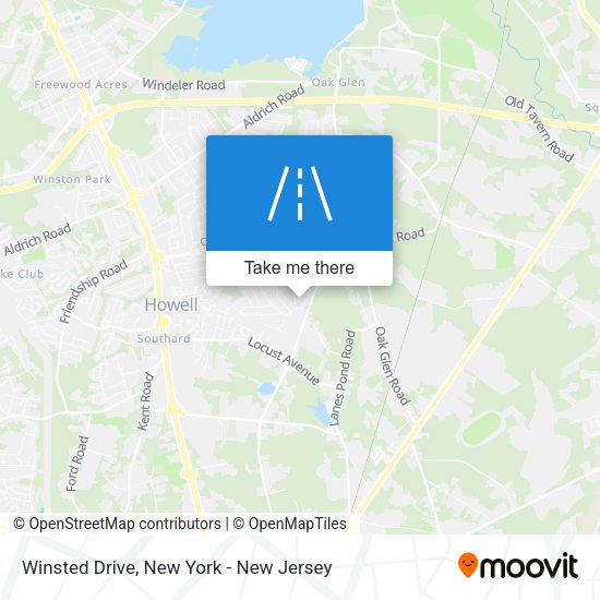 Mapa de Winsted Drive