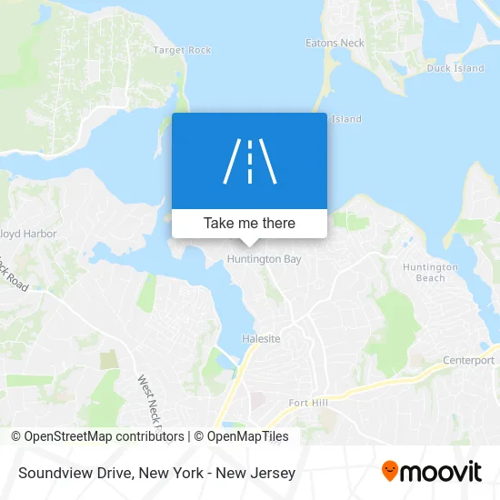 Soundview Drive map
