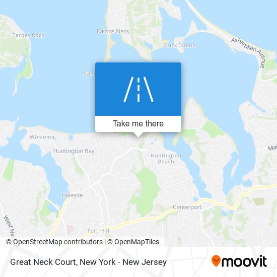 Mapa de Great Neck Court