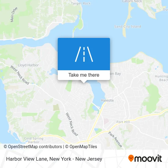 Harbor View Lane map