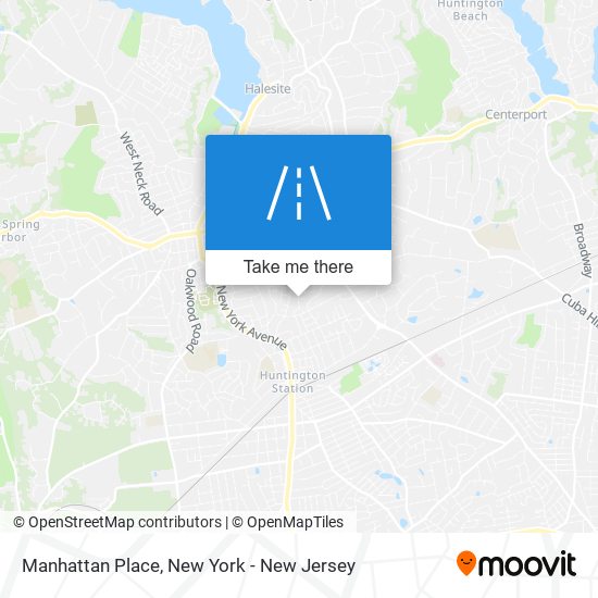 Mapa de Manhattan Place