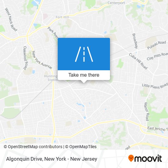Algonquin Drive map