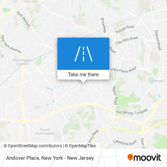 Andover Place map