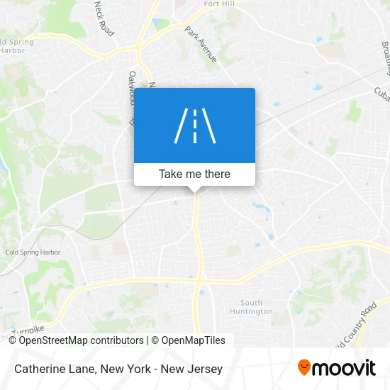 Mapa de Catherine Lane