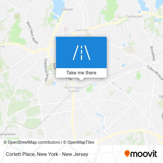 Mapa de Corlett Place