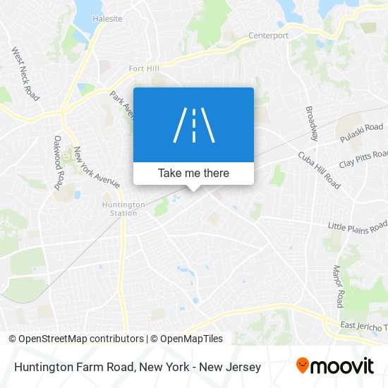 Huntington Farm Road map