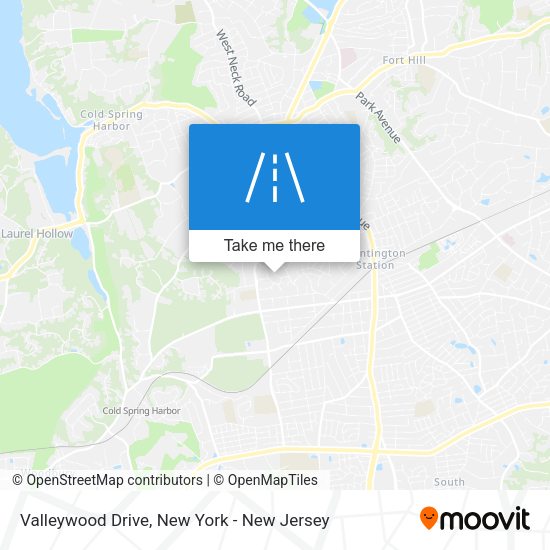Mapa de Valleywood Drive