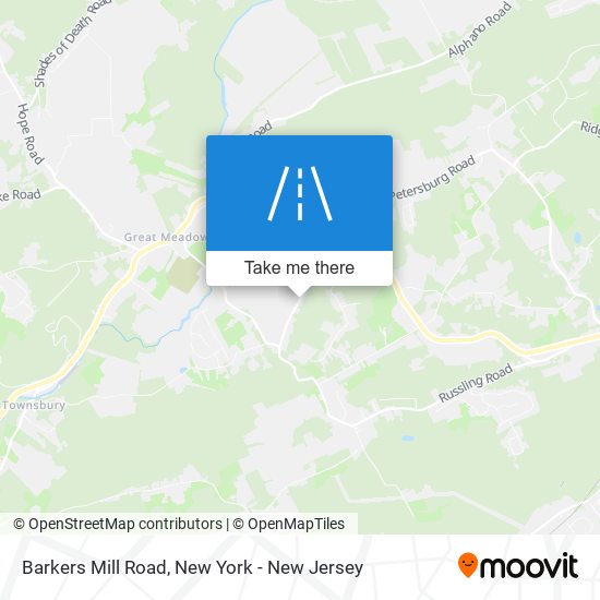 Mapa de Barkers Mill Road