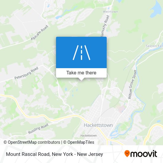 Mapa de Mount Rascal Road
