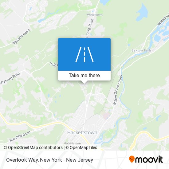 Overlook Way map