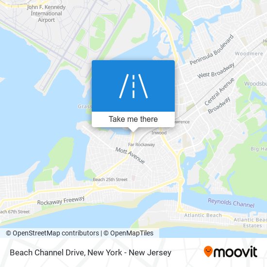 Beach Channel Drive map