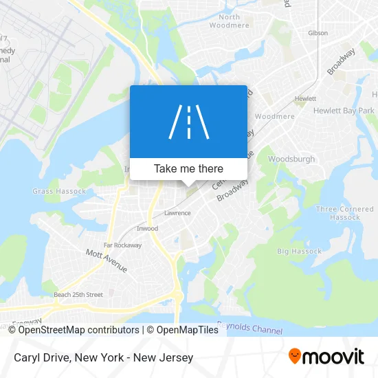 Caryl Drive map