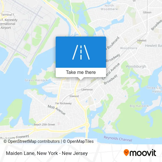 Maiden Lane map