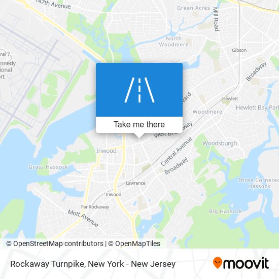 Mapa de Rockaway Turnpike