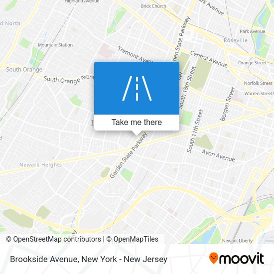 Mapa de Brookside Avenue