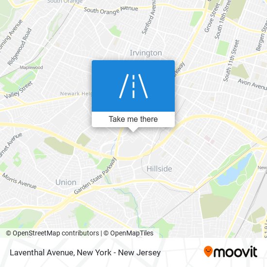 Laventhal Avenue map