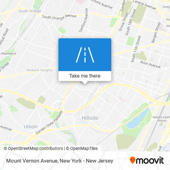 Mapa de Mount Vernon Avenue