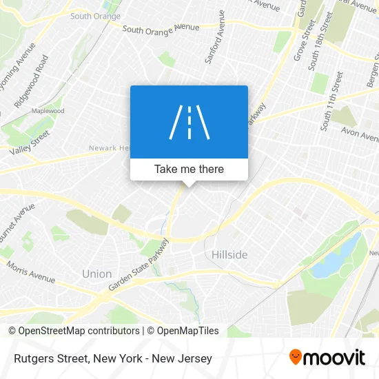 Rutgers Street map