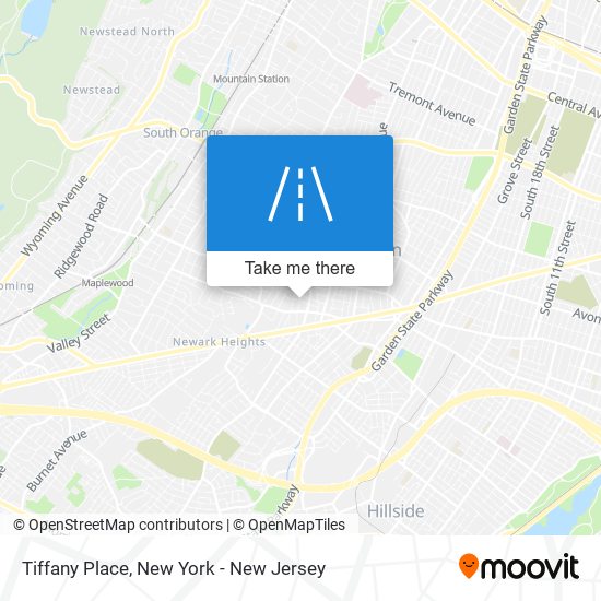 Tiffany Place map