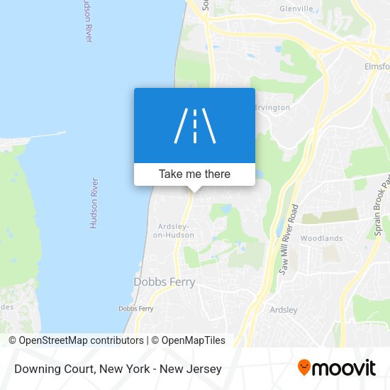 Mapa de Downing Court