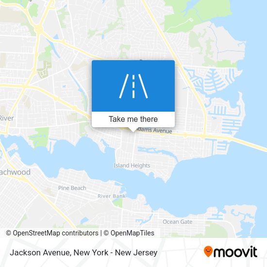 Mapa de Jackson Avenue