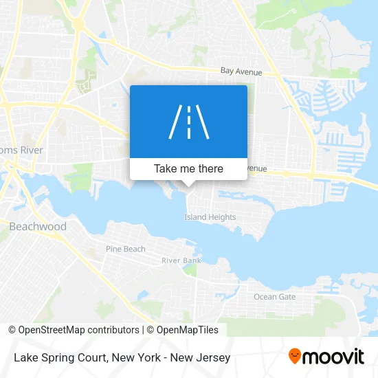 Lake Spring Court map