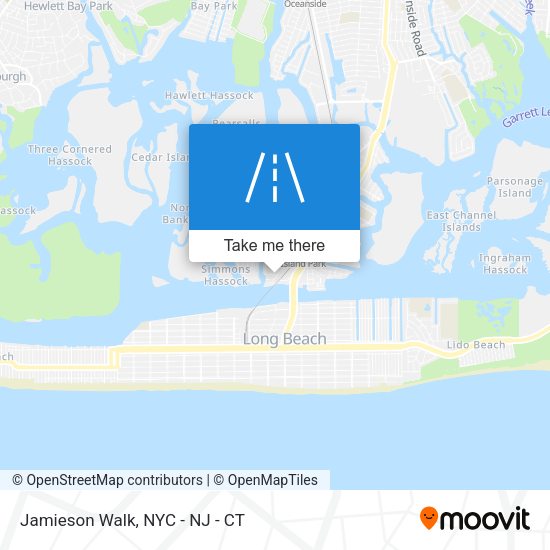 Mapa de Jamieson Walk