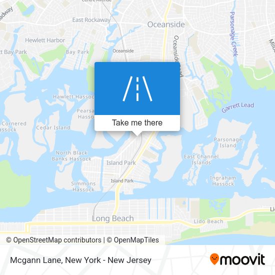 Mcgann Lane map