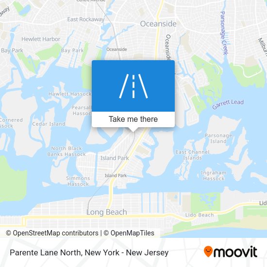 Mapa de Parente Lane North