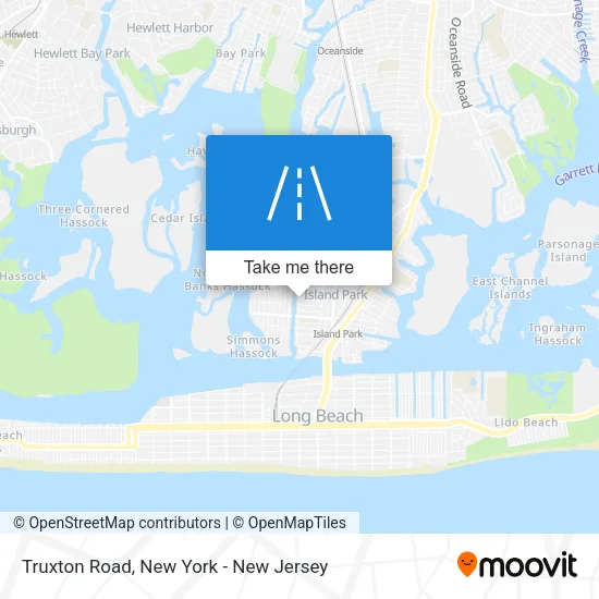 Truxton Road map